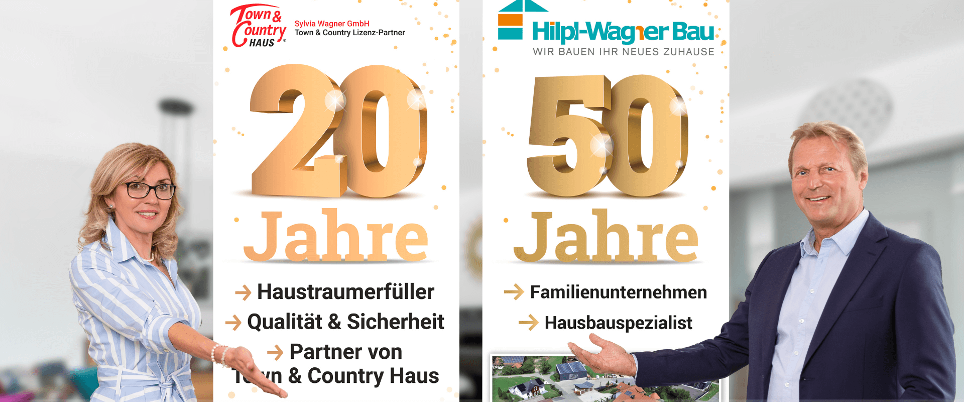 Sylvia Wagner-Maximilian Wagner-50 Jahre Hilpl Wagner Bau-20 Jahre Town Country