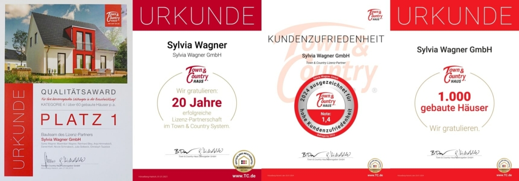Sylvia Wagner GmbH-Town-Country-Auszeichnungen
